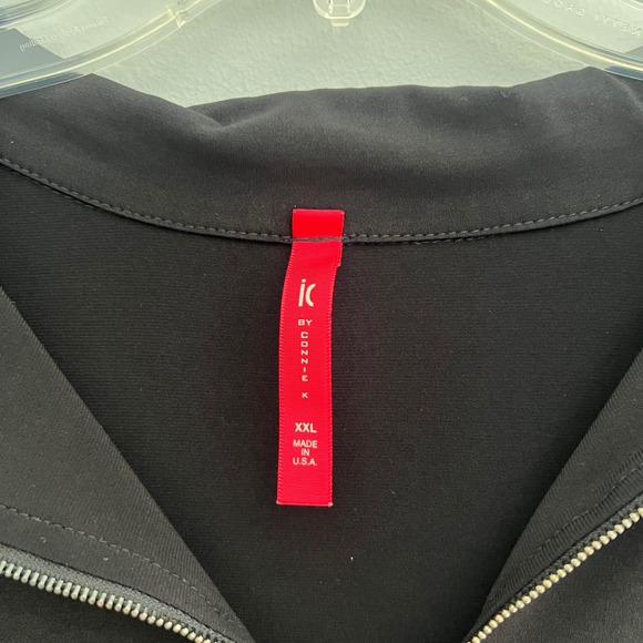 IC by Connie K Womens Asymmetrical Ruffle Tunic Top XXL USA Lagenlook Artsy - Picture 7 of 8